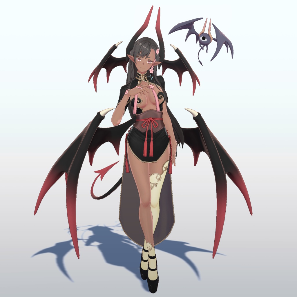 【オリジナル3Dモデル】Sak -サク-【VRChat想定】