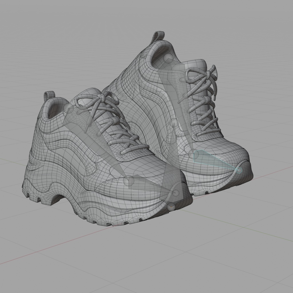 厚底スニーカー / Platform Sneakers – 3D Model