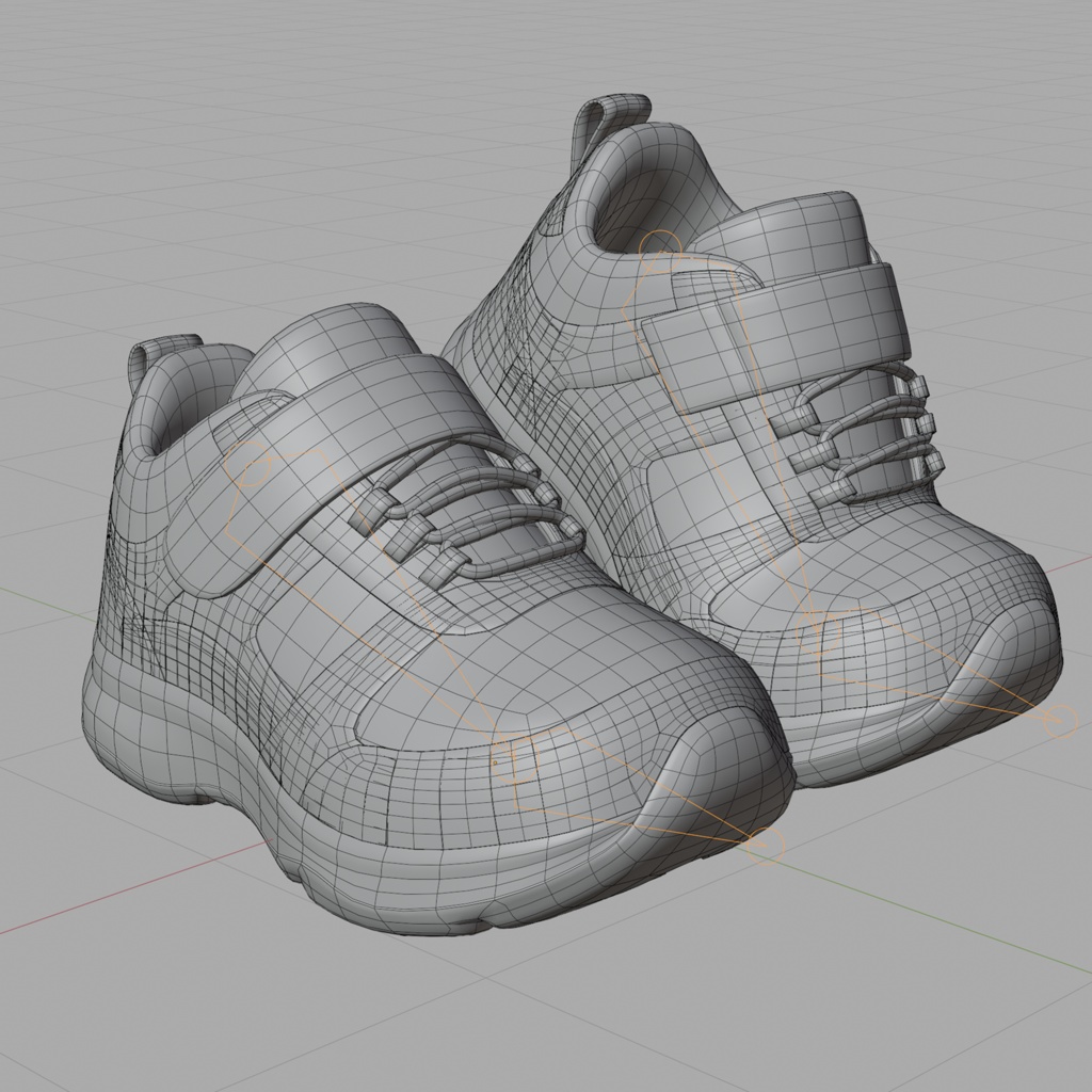 キッズスニーカー / Cloudy Kicks - 3D Models