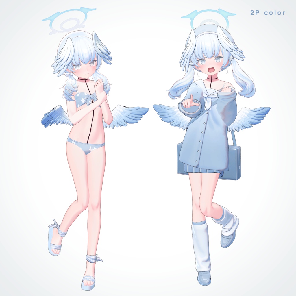 【3日間限定】VRChat向け3Dモデル 下江コハル / ブルーアーカイブ(非公式ファンメイド)