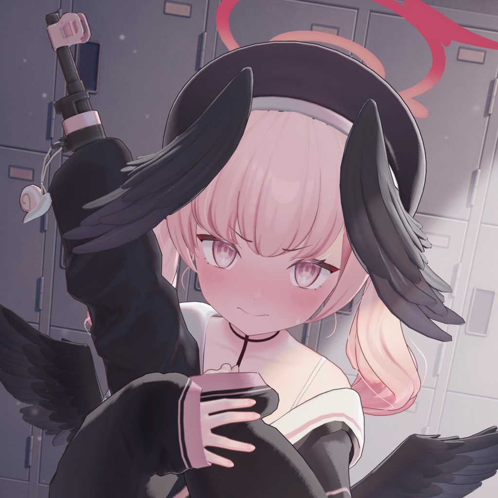 【3日間限定】VRChat向け3Dモデル 下江コハル / ブルーアーカイブ(非公式ファンメイド)