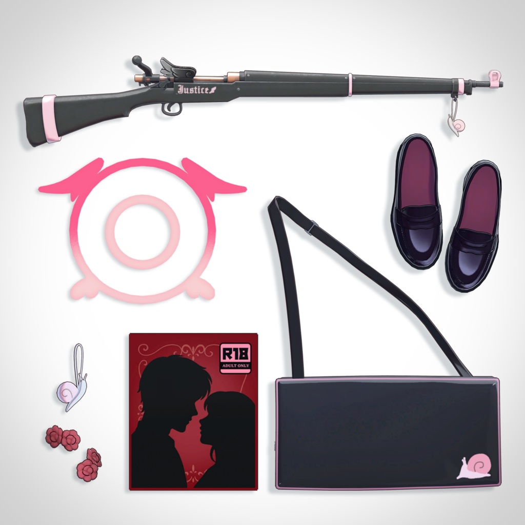 【3日間限定】VRChat向け3Dモデル 下江コハル / ブルーアーカイブ(非公式ファンメイド)