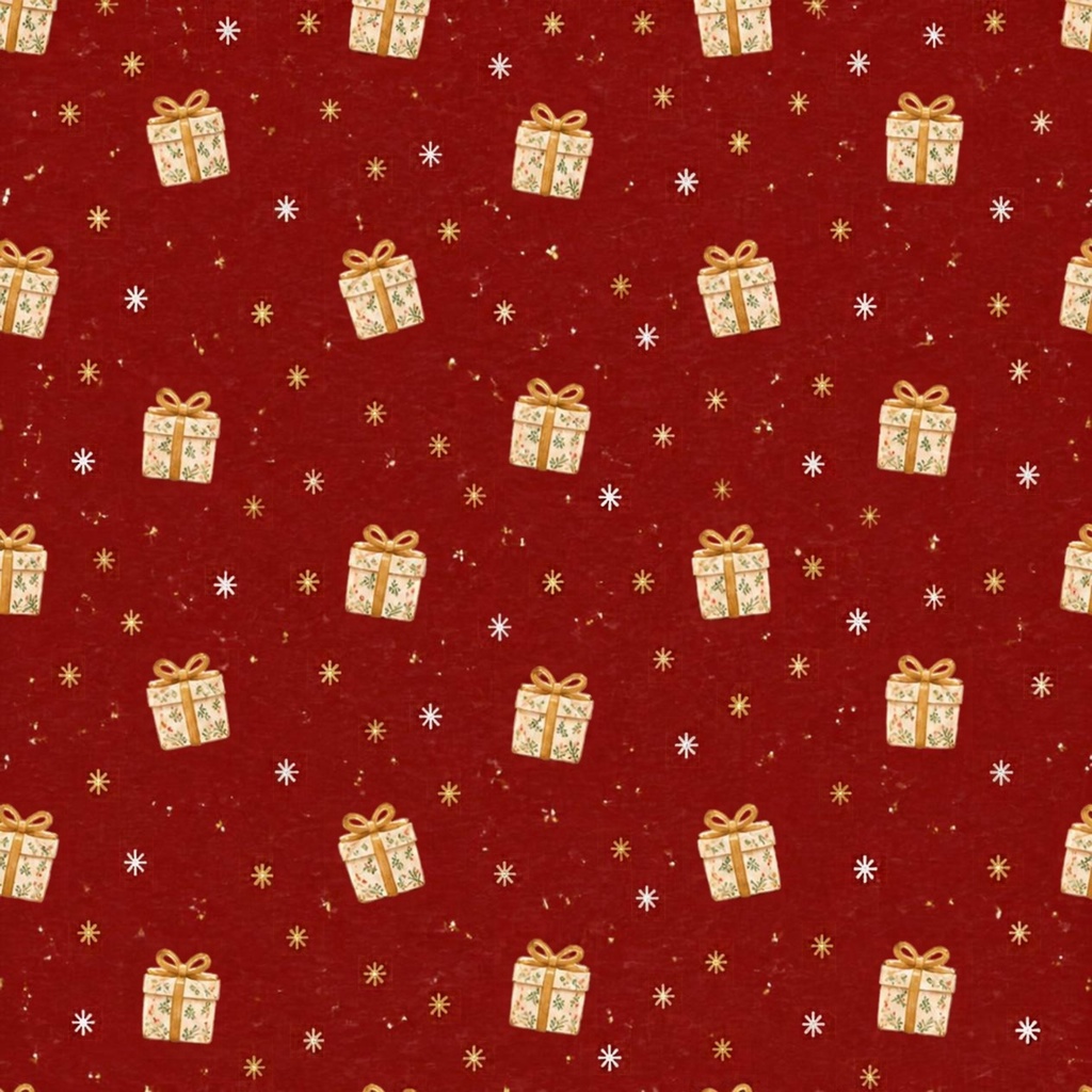 手書き風 クリスマス柄(サンタ・トナカイ・プレゼント)デジタルペーパー6枚セット|背景素材・デジタル手帳・壁紙・ラッピング|大人可愛い くすみカラー