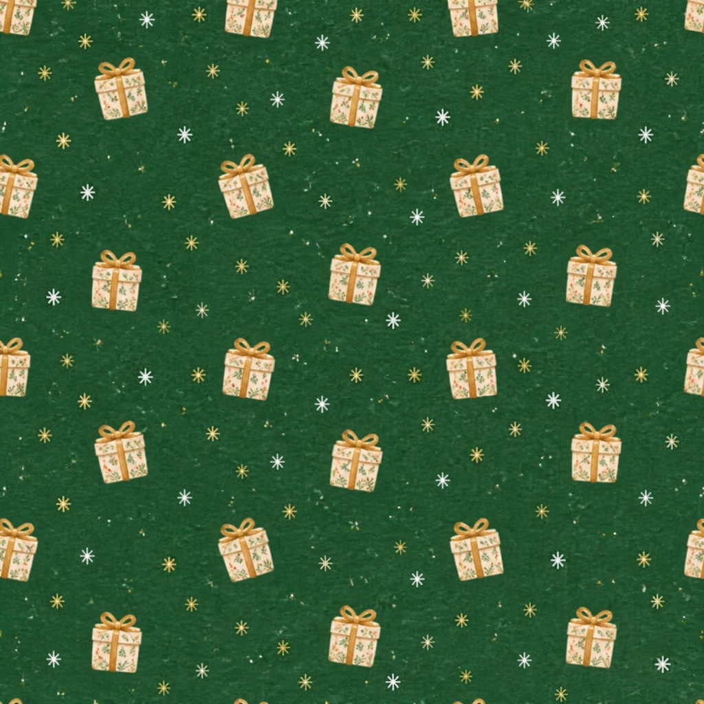 手書き風 クリスマス柄(サンタ・トナカイ・プレゼント)デジタルペーパー6枚セット|背景素材・デジタル手帳・壁紙・ラッピング|大人可愛い くすみカラー