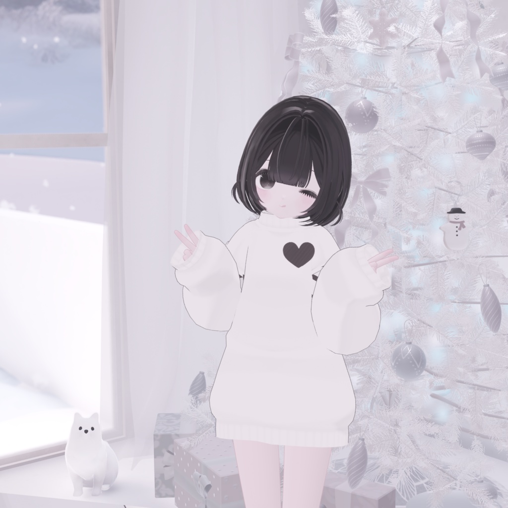 オリジナル3Dモデル「Uno(うの)」- for VRC