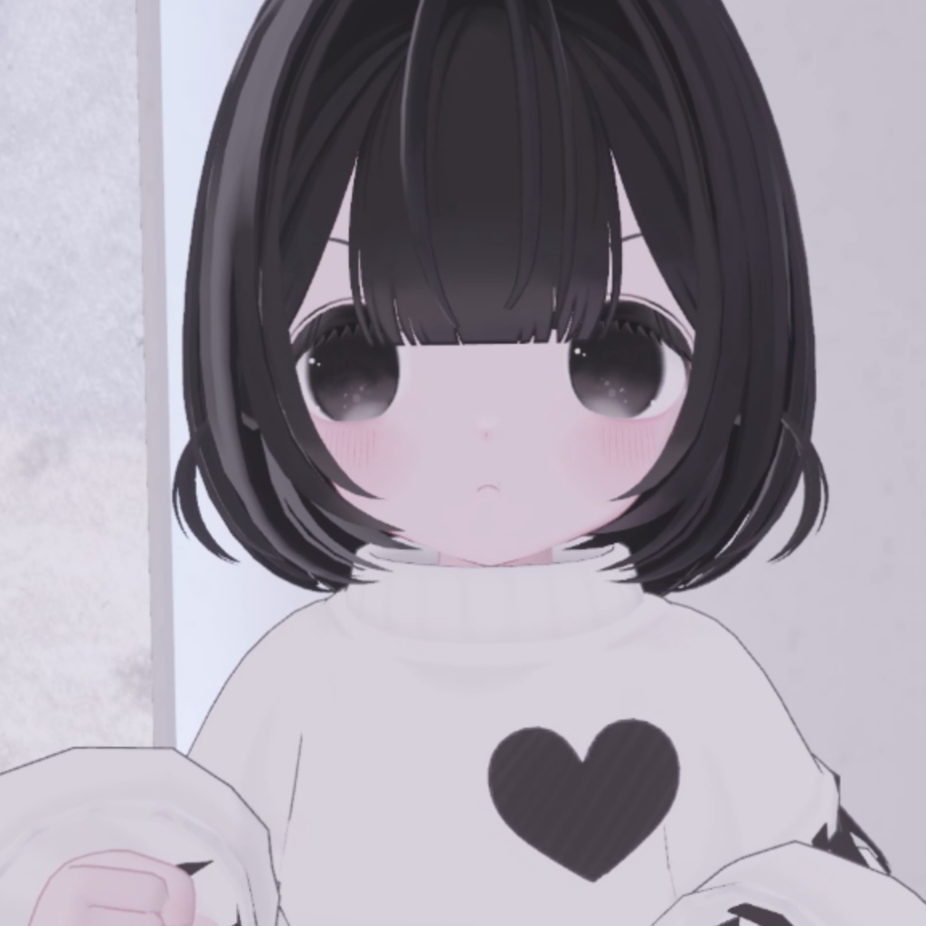 オリジナル3Dモデル「Uno(うの)」- for VRC