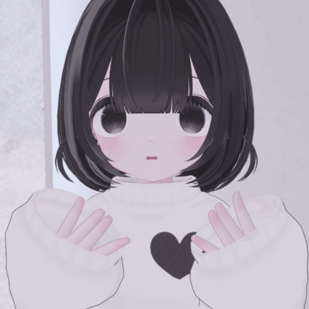 オリジナル3Dモデル「Uno(うの)」- for VRC