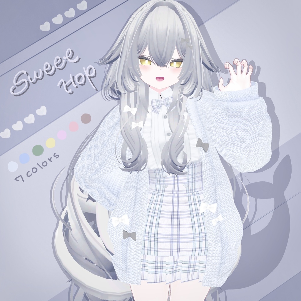 【rurune対応】SweetHop【VRChat向け衣装】