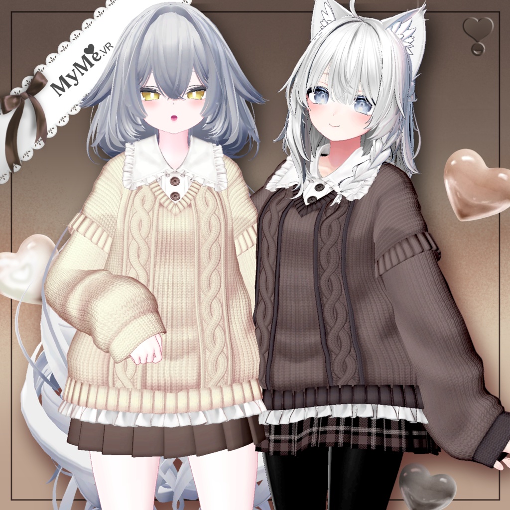 【複数アバター対応】AmberTime【VRChat向け衣装】