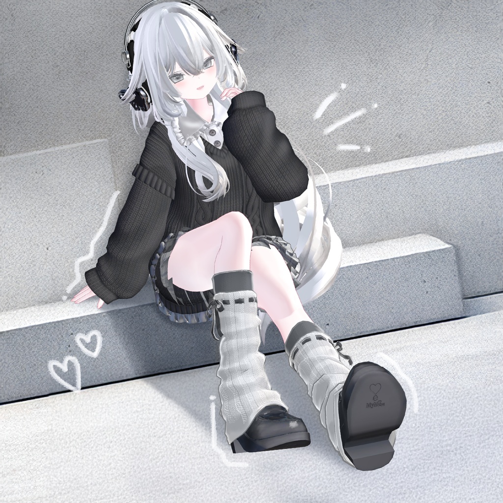 【複数アバター対応】AmberTime【VRChat向け衣装】