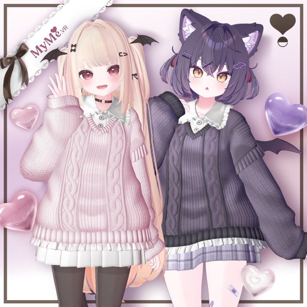 【複数アバター対応】AmberTime【VRChat向け衣装】