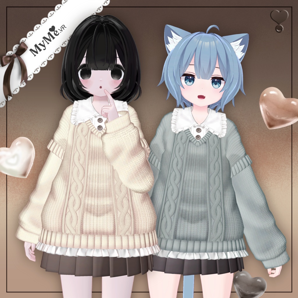 【複数アバター対応】AmberTime【VRChat向け衣装】