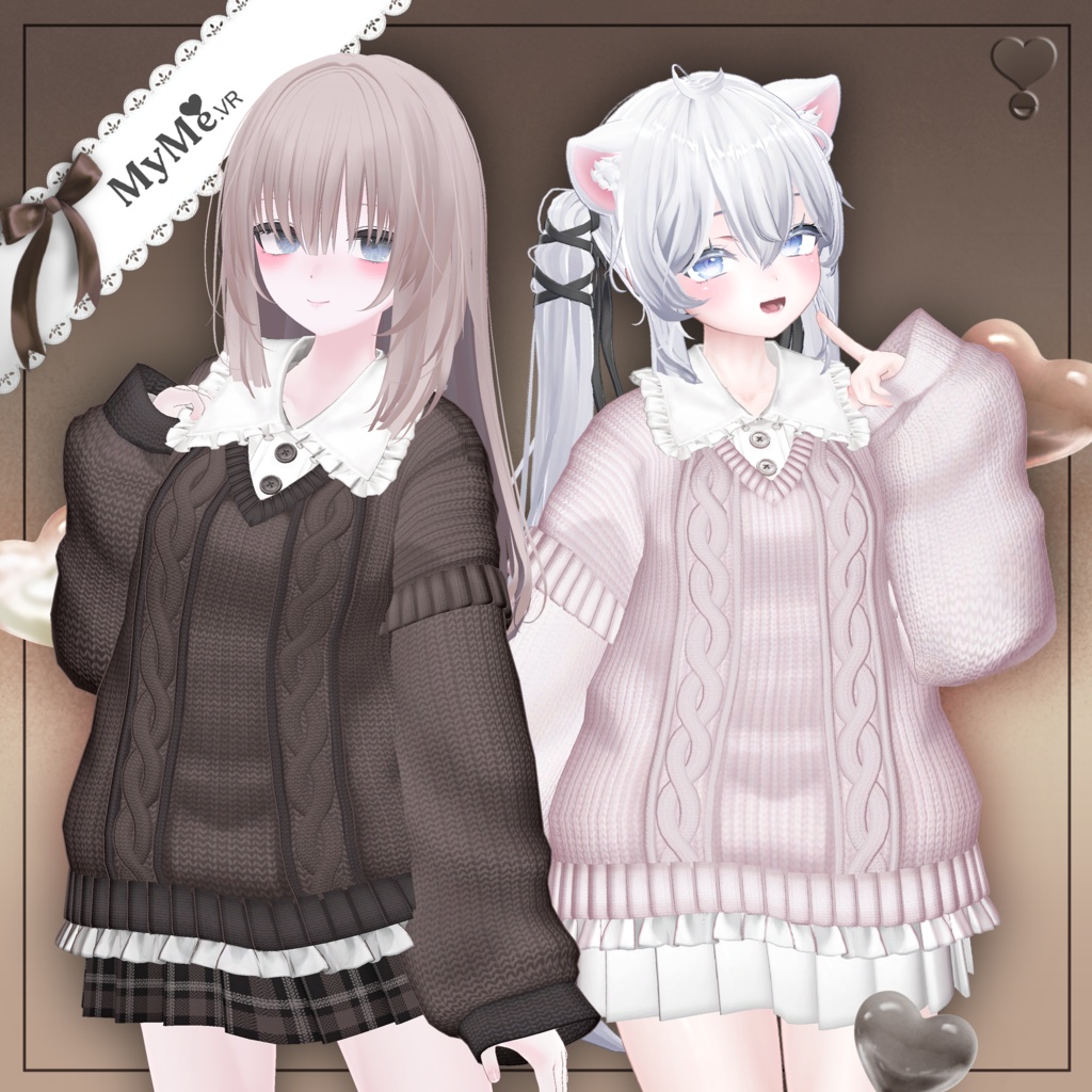 【Sio/凪 対応追加】AmberTime【VRChat向け衣装】