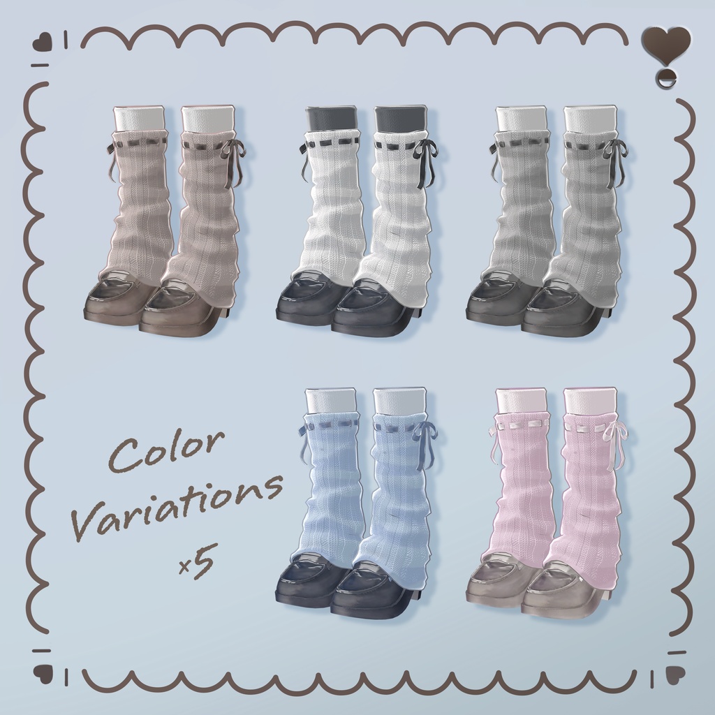 【複数アバター対応】MyKnitLoose【VRChat向け衣装】