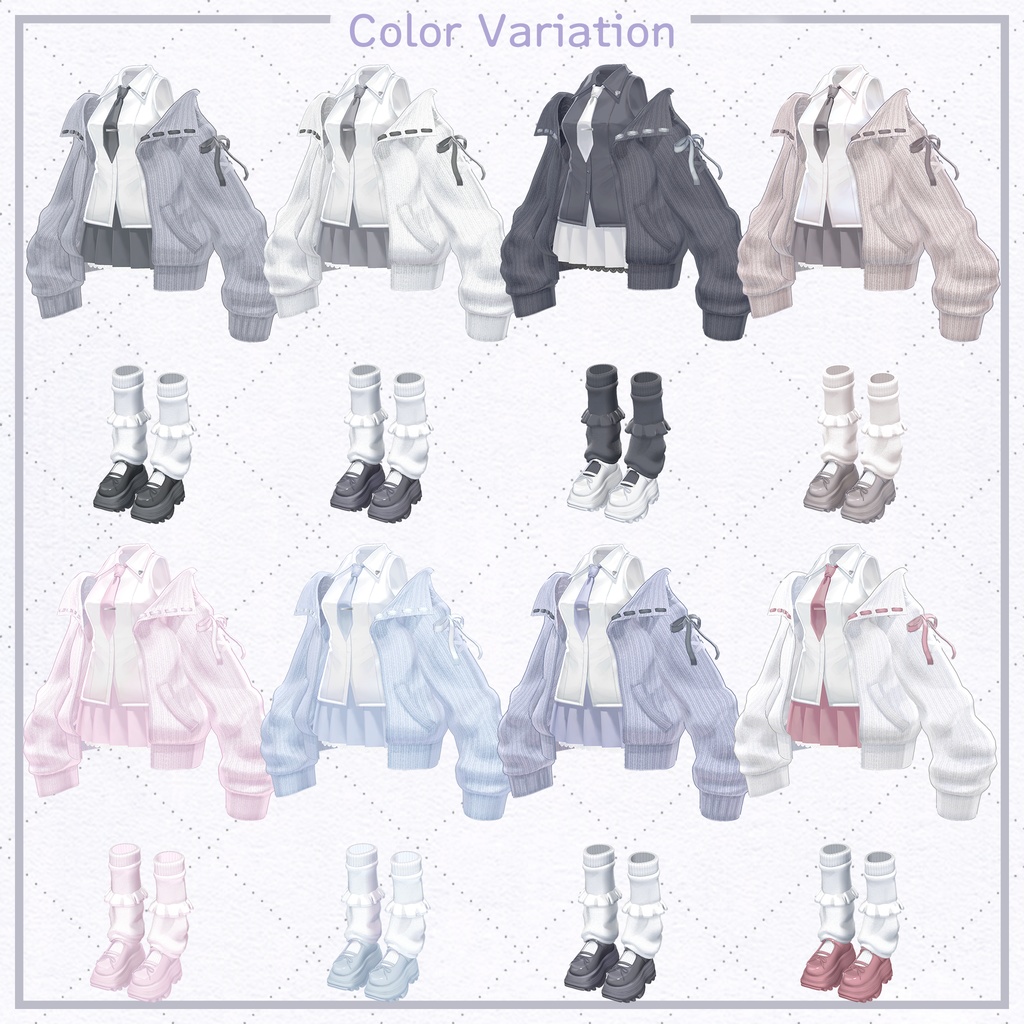 GrayWhim【VRChat向け衣装】