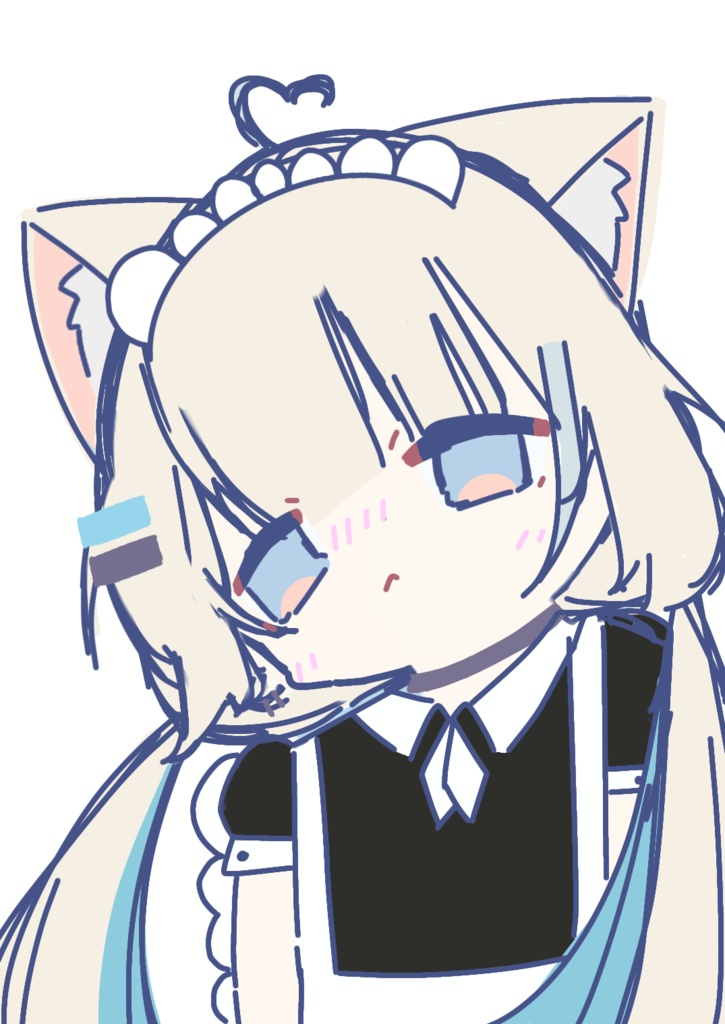 めいどすがたのらふちゃんあくきー。