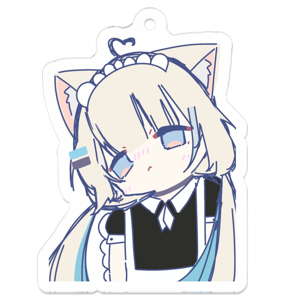 めいどすがたのらふちゃんあくきー。