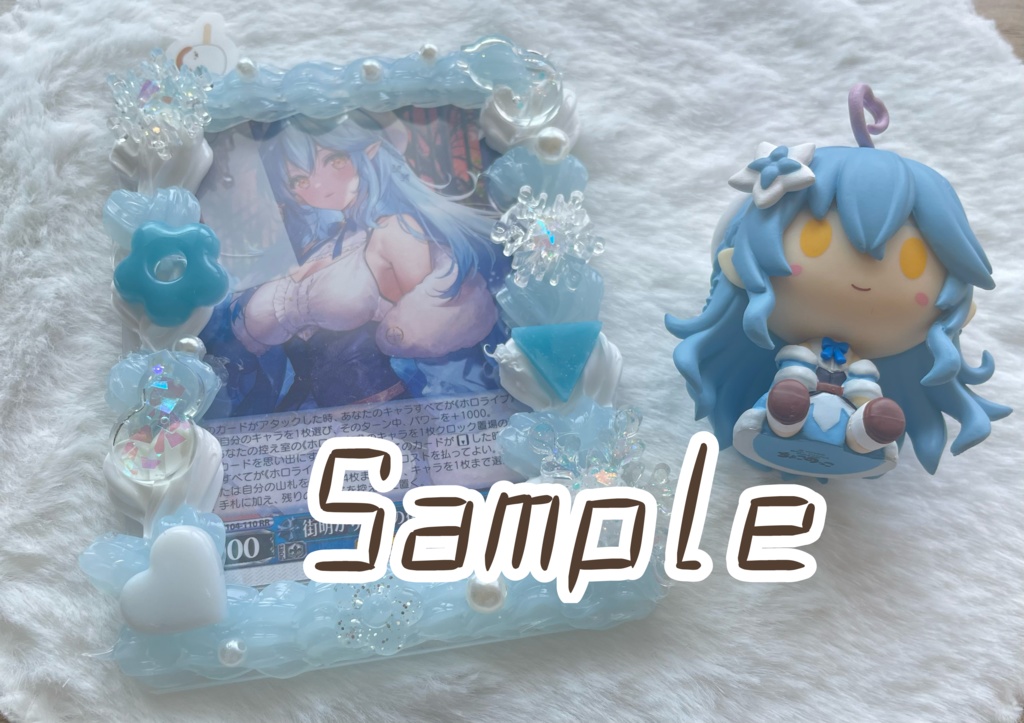 雪花ラミィ 硬質カードデコ