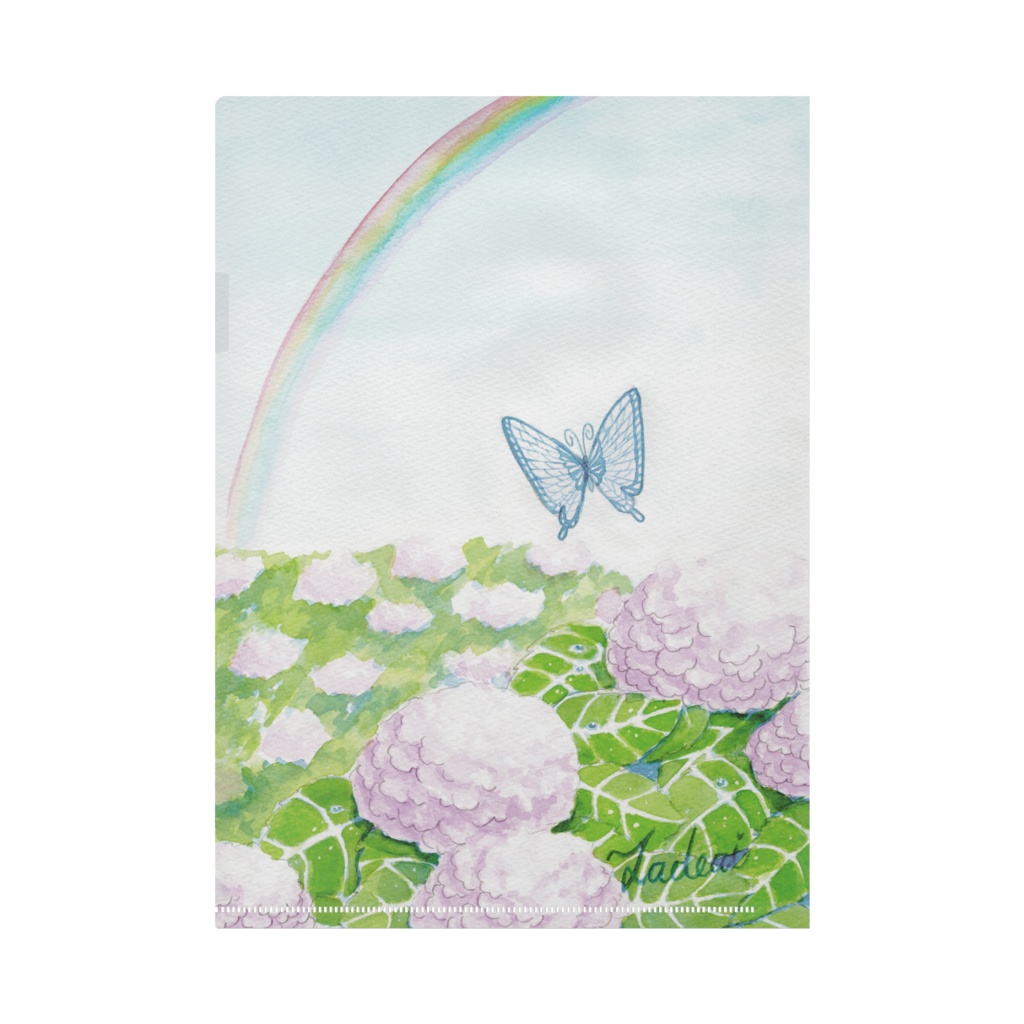 『梅雨の晴れ間の輝き』クリアファイルA4サイズ