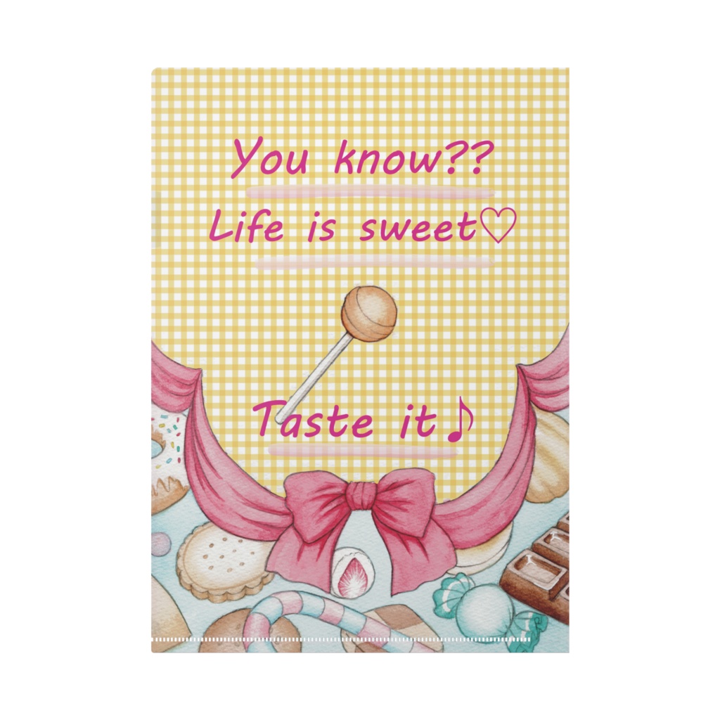 『ロリポップキャンディー』クリアファイルA4サイズ