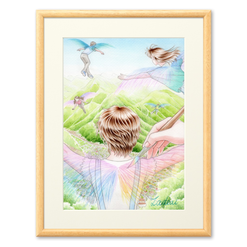 『自由の翼』複製画