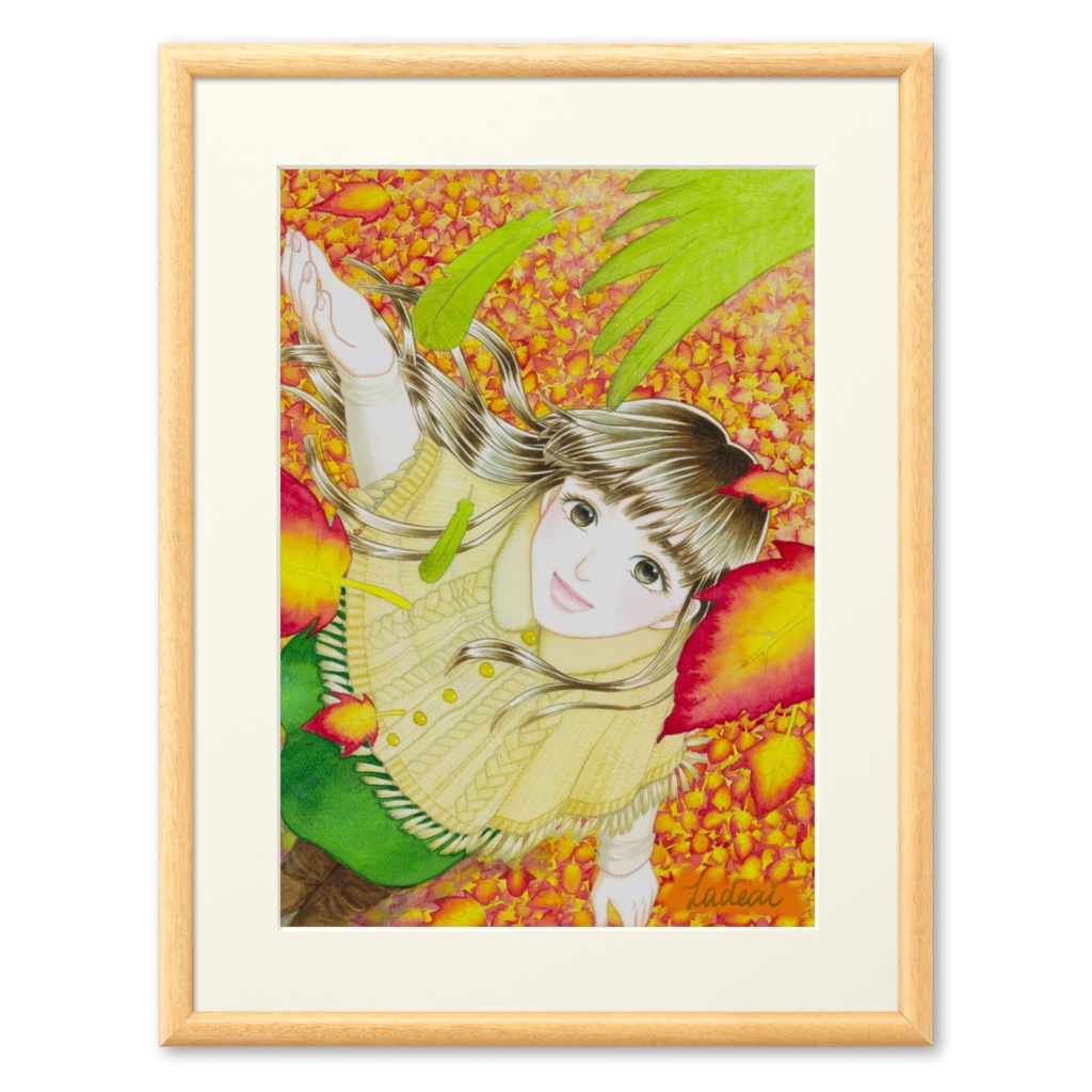 『秋の旅立ち』複製画