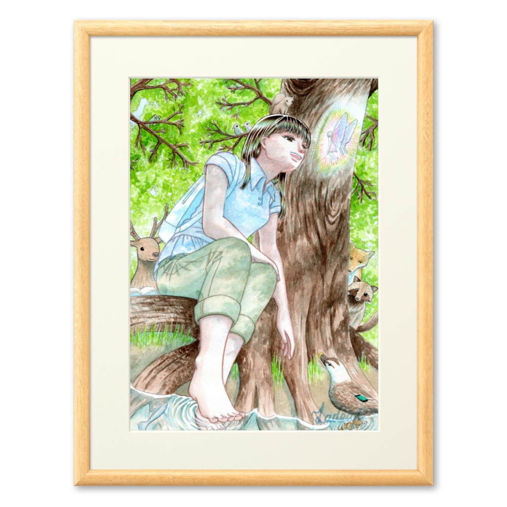 『秘密の森の集会』複製画