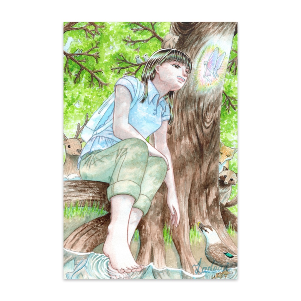 『秘密の森の集会』ポストカード10枚入り