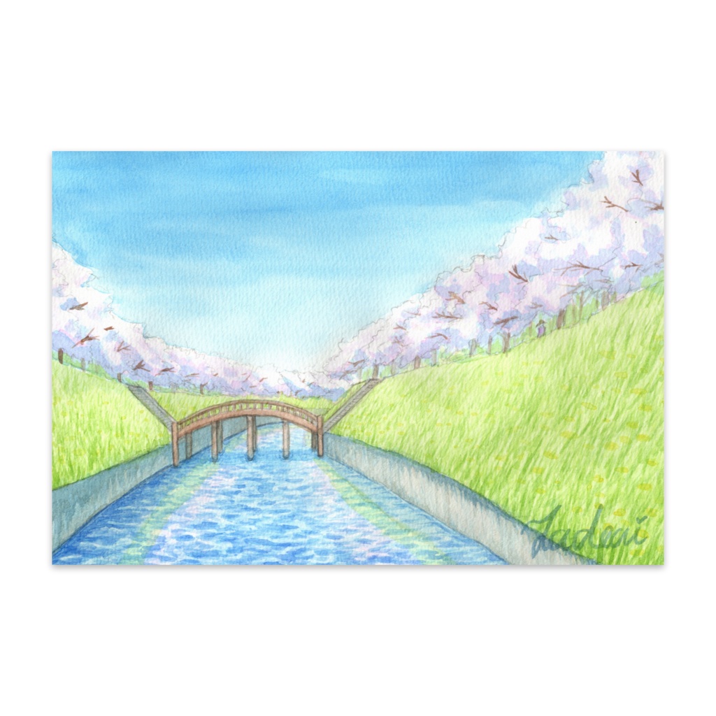 『遠景の桜』ポストカード10枚入り