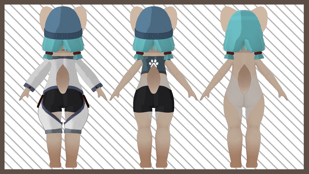 【オリジナル3Dモデル】こでまりちゃん【3.0Ver】