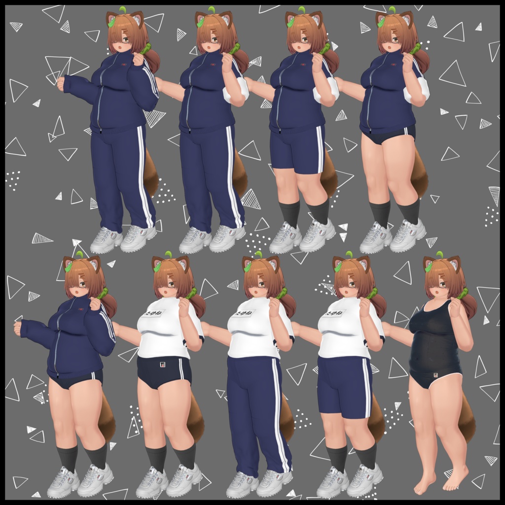 【たゆねちゃん専用】SchoolSportswear【学校衣装】