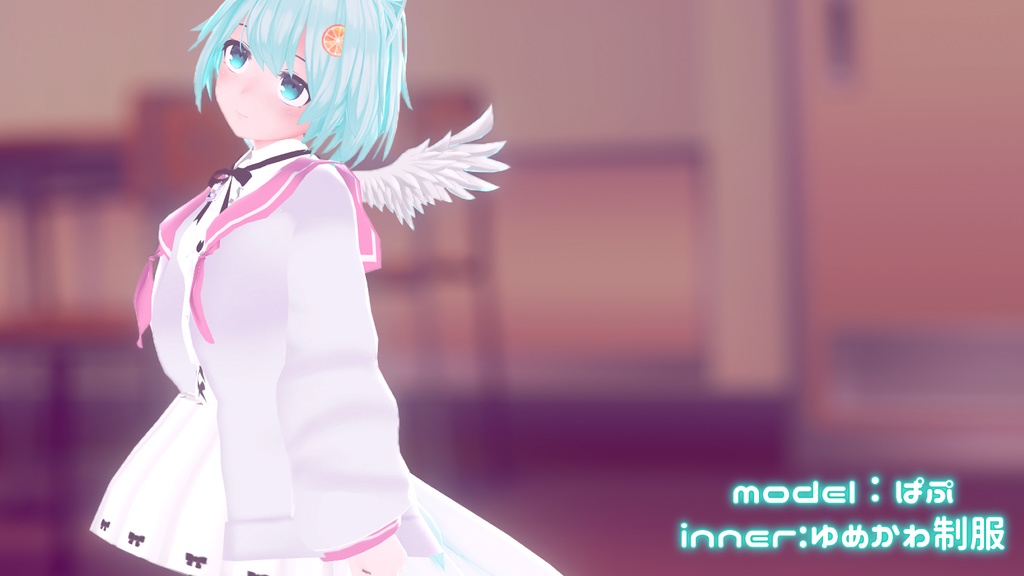 (14アバター対応)だぼゆるセーラーカーディガン