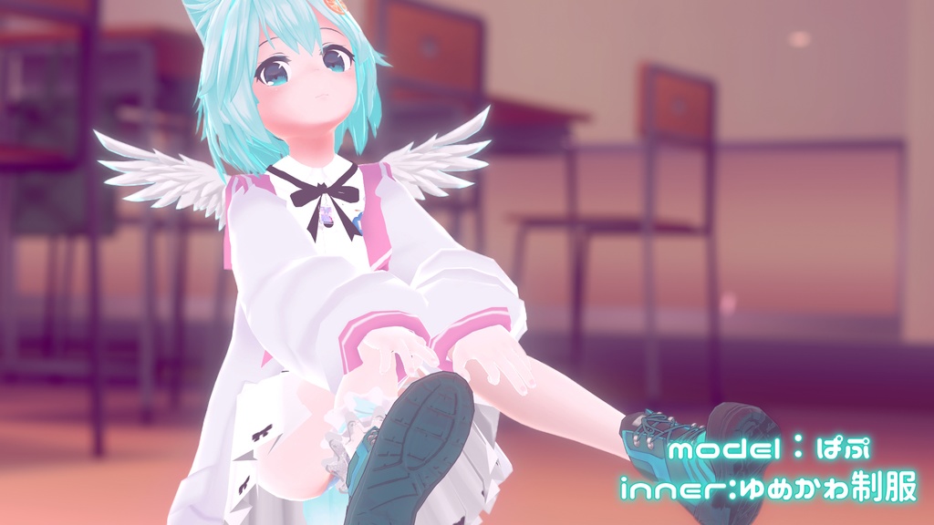 (14アバター対応)だぼゆるセーラーカーディガン