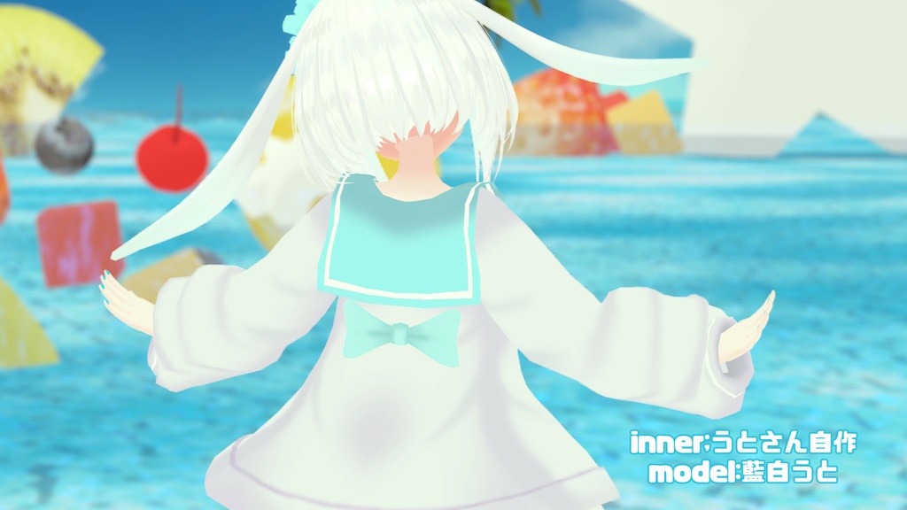 (14アバター対応)だぼゆるセーラーカーディガン