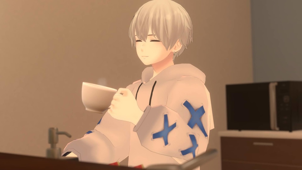 【杏里・透羽・薄荷素体対応】だぼパーカー