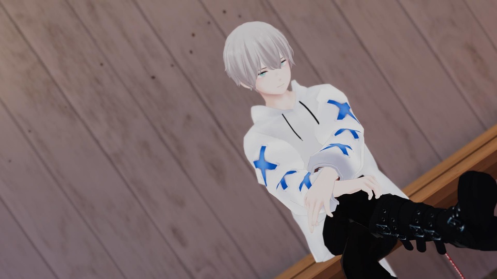 【杏里・透羽・薄荷素体対応】だぼパーカー