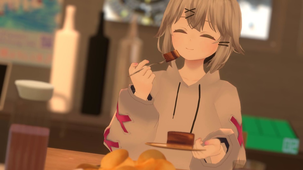 【杏里・透羽・薄荷素体対応】だぼパーカー