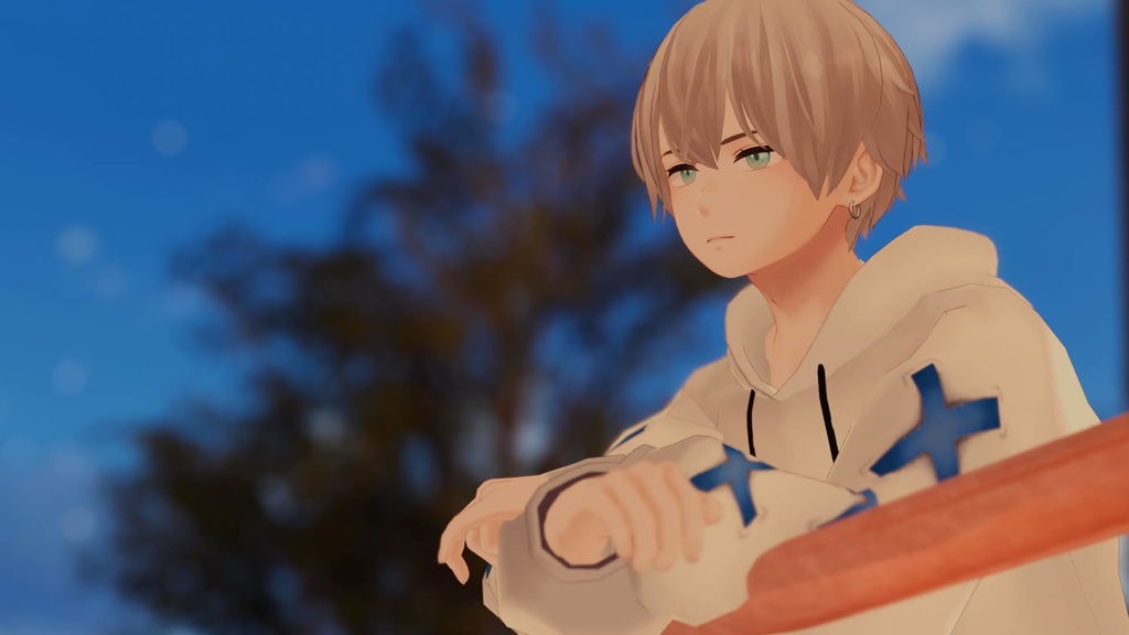 【杏里・透羽・薄荷素体対応】だぼパーカー