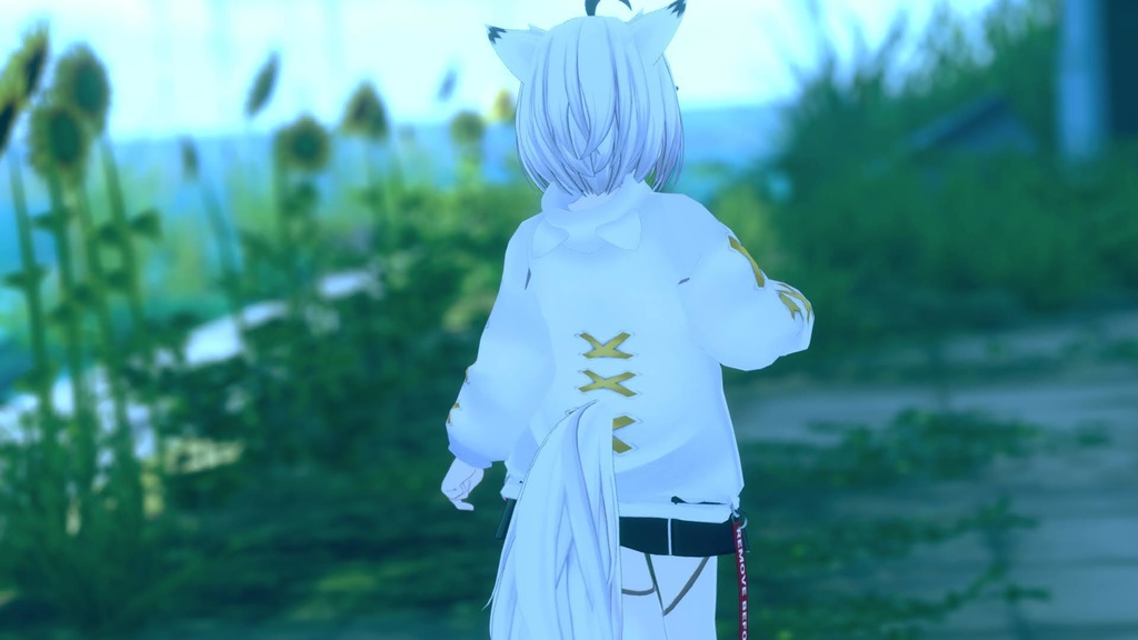 【狐九里るる対応】だぼパーカー