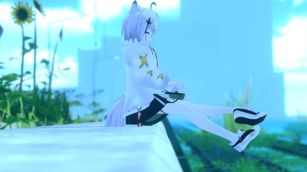 【狐九里るる対応】だぼパーカー