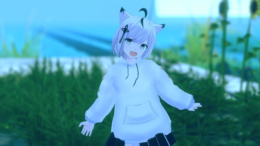 【狐九里るる対応】だぼパーカー