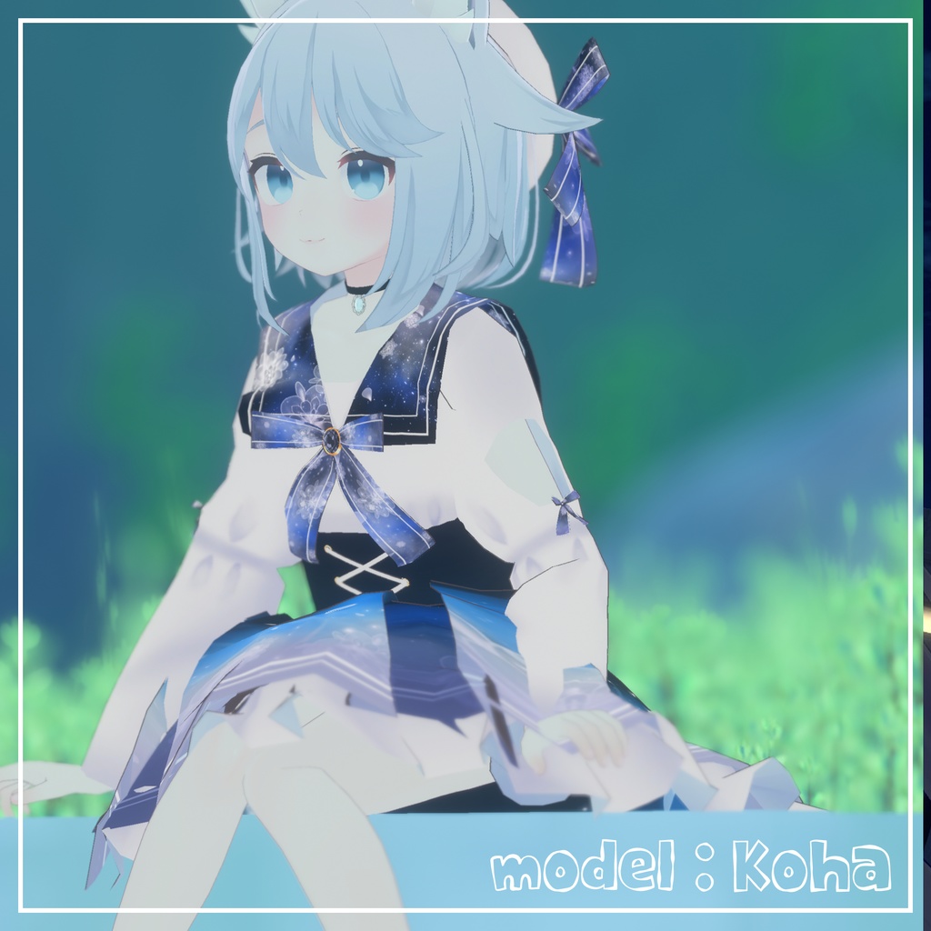 【20アバター対応】ーStar Frill Skirtー【DB】