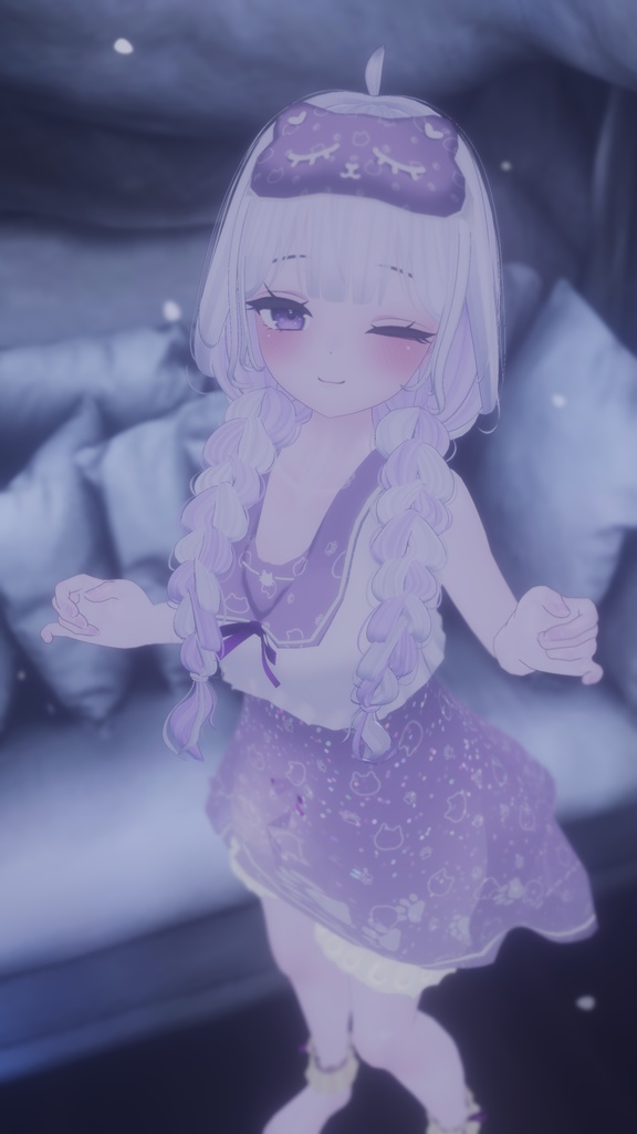 【複数アバター対応】ねこねこおやすみせーらー【PB対応】