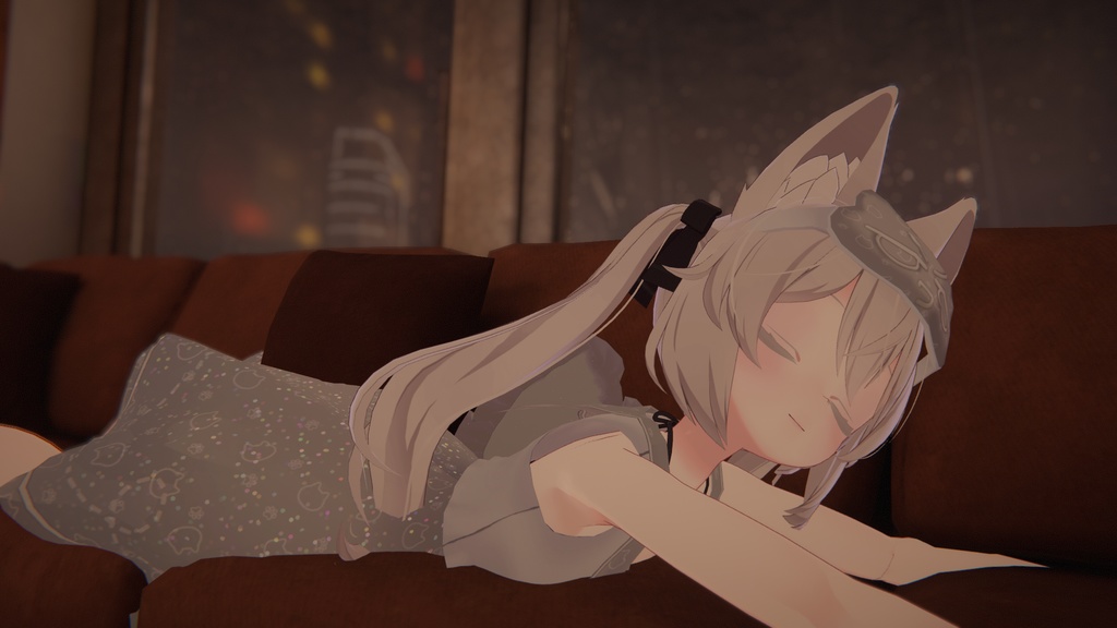 【複数アバター対応】ねこねこおやすみせーらー【PB対応】