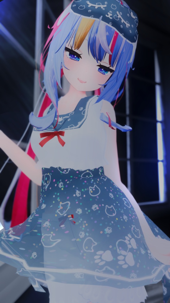 【複数アバター対応】ねこねこおやすみせーらー【PB対応】