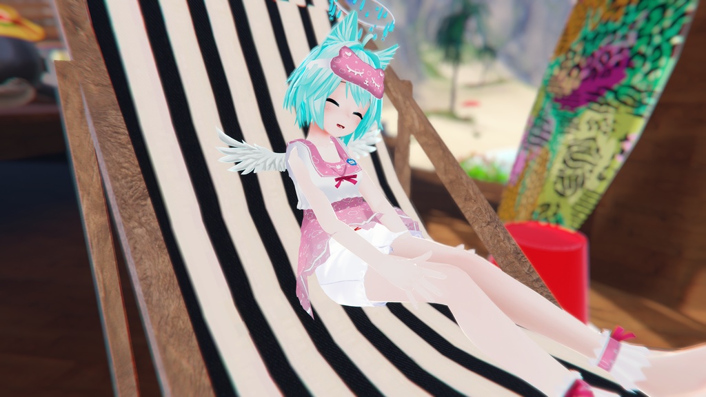 【複数アバター対応】ねこねこおやすみせーらー【PB対応】