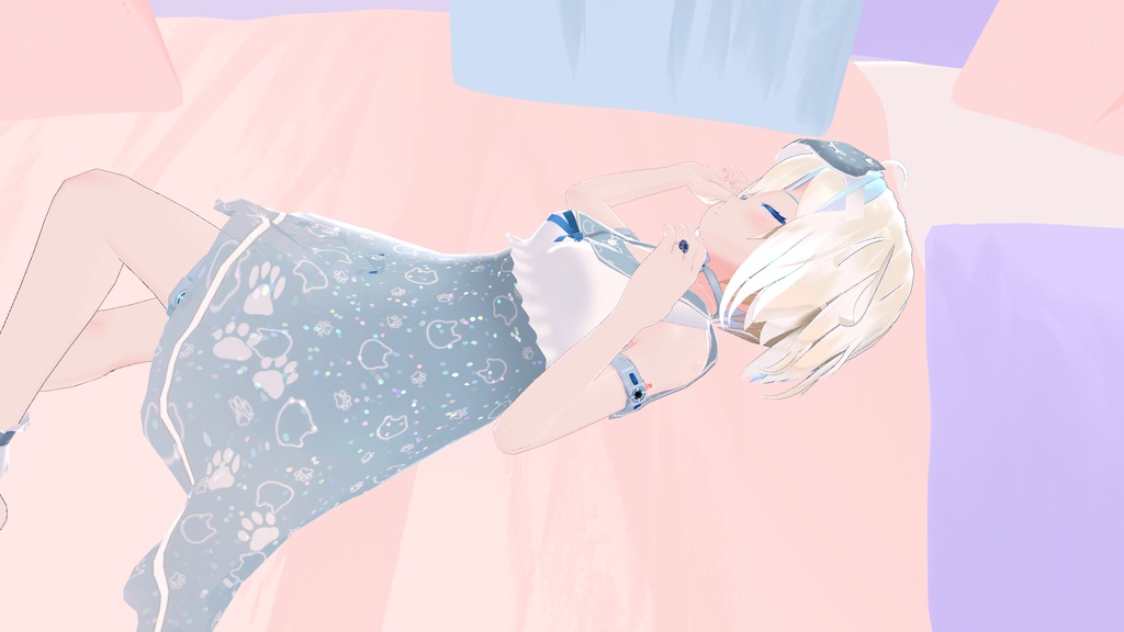 【複数アバター対応】ねこねこおやすみせーらー【PB対応】