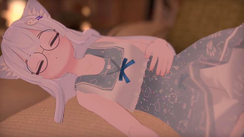 【複数アバター対応】ねこねこおやすみせーらー【PB対応】