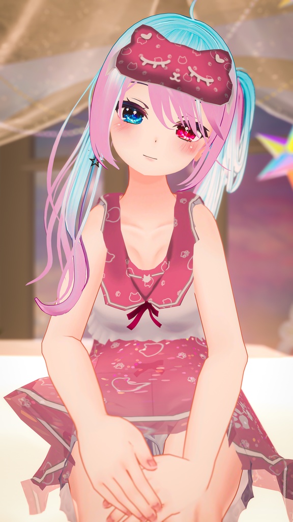 【複数アバター対応】ねこねこおやすみせーらー【PB対応】