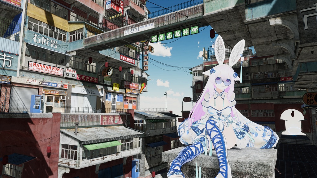 【桔梗、萌、セレスティア対応】チャイナバニー-Kowloon-